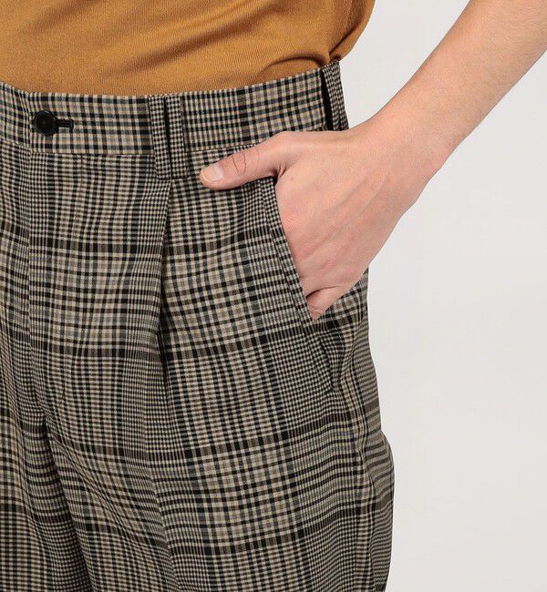 TOMORROWLAND MENS「ハルトウール 1プリーツ バレルパンツ」|スラックス|