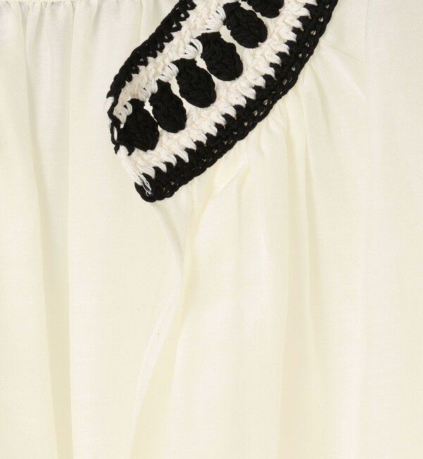 DES PRES「コットンシルクローン フレアブラウス」|シャツ・ブラウス|