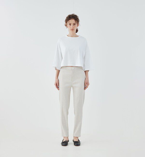 GALERIE VIE「コンパクトジャージー ワイドプルオーバー」|Tシャツ・カットソー|