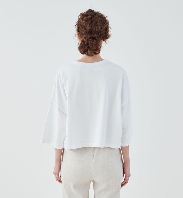 GALERIE VIE「コンパクトジャージー ワイドプルオーバー」|Tシャツ・カットソー|