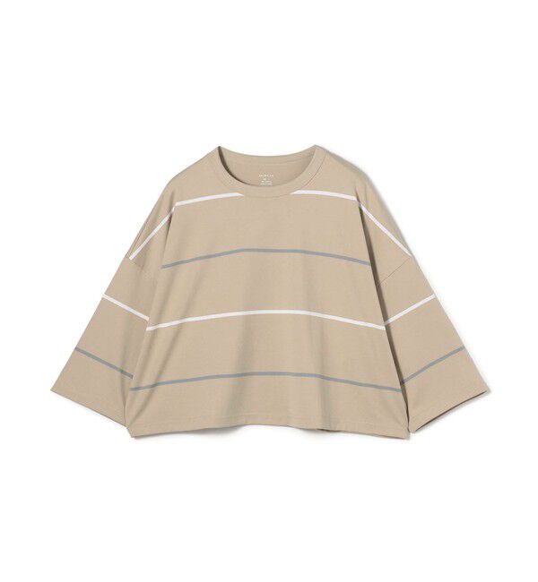 GALERIE VIE「コンパクトジャージー ワイドプルオーバー」|Tシャツ・カットソー|42 ライトベージュ系