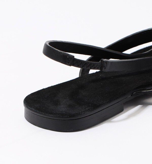 TOMORROWLAND GOODS「LAOCOONTE　シルバーバックルフラットサンダル」|サンダル|