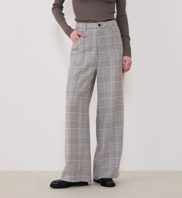 GALERIE VIE「リネアコットンツイード リラックスフィットパンツ」|その他|