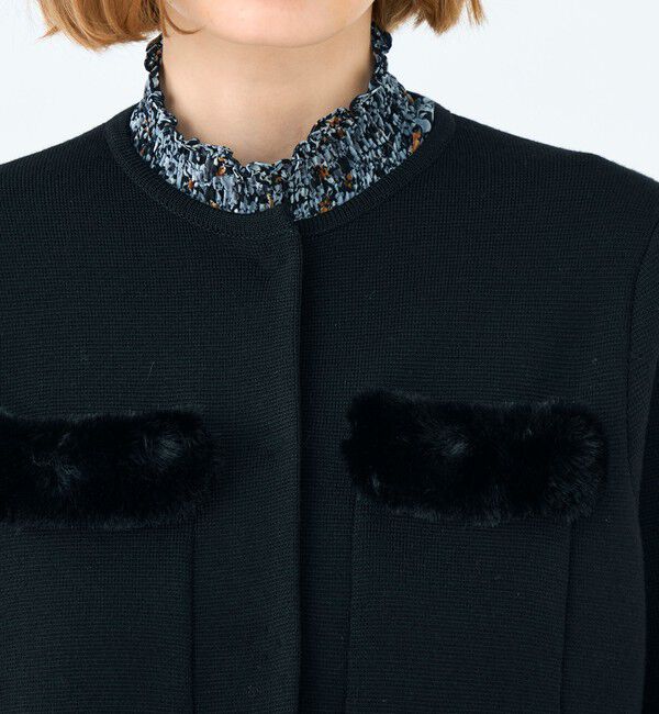 Ballsey「ウールポリエステルミラノリブ 4ポケットカーディガン」|カーディガン|