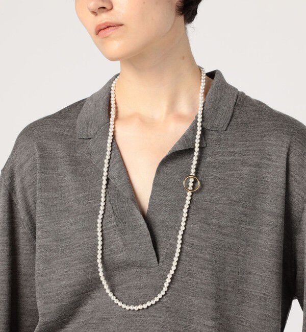 TOMORROWLAND GOODS「【別注】januka サークル パール ネックレス」|ネックレス|