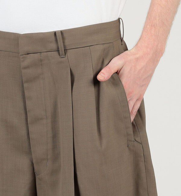 TOMORROWLAND BUYING WEAR「HAVERSACK ATTIRE ポリエステルウール タックショートパンツ」|その他|