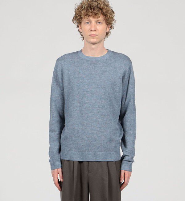 TOMORROWLAND MENS「TOMORROWLAND tricot メリノベーシック クルーネックプルオーバー」|ニット・セーター|