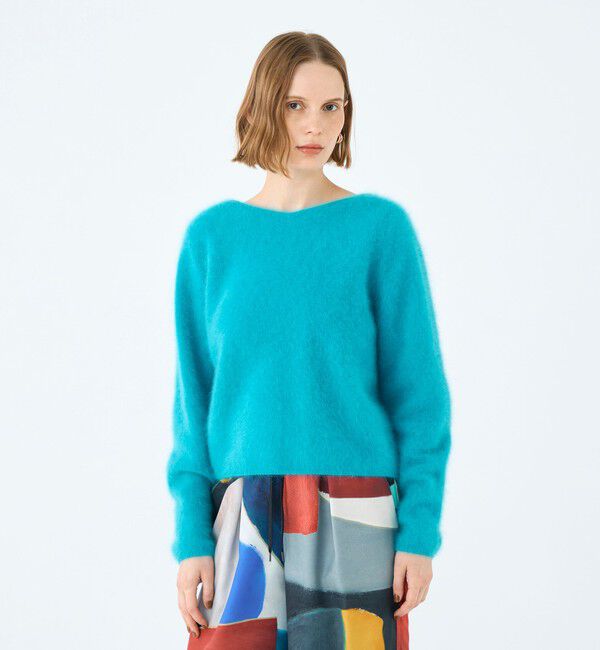 Ballsey「フラッフィーヤーン Vネックプルオーバー」|ニット・セーター|