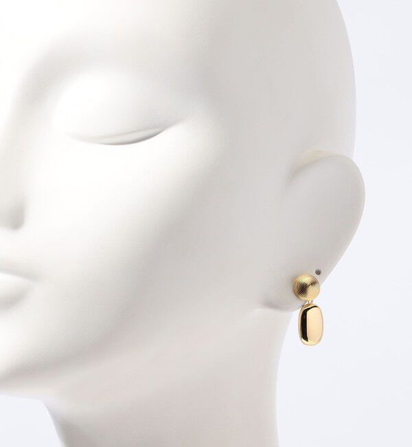 TOMORROWLAND GOODS「LIE STUDIO THE CARLA ゴールドピアス」|ピアス|