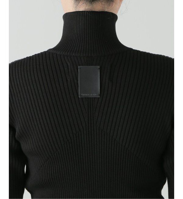  「LIVINGTONE DOLK ZIPPER FLY HIGH NECK KNIT LT-KNIT2-07：ニット」|ニット・セーター|
