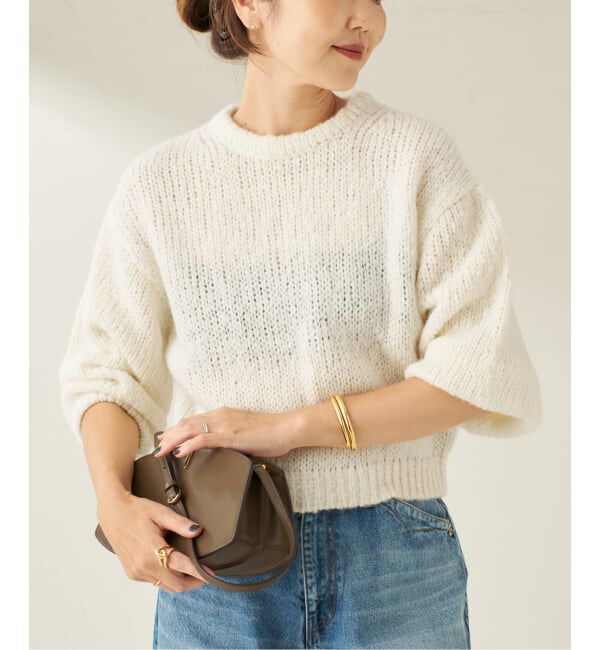 Plage「Fluffy half ニット」|ニット・セーター|