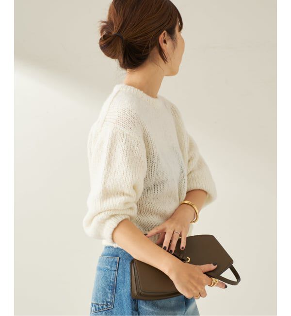 Plage「Fluffy half ニット」|ニット・セーター|