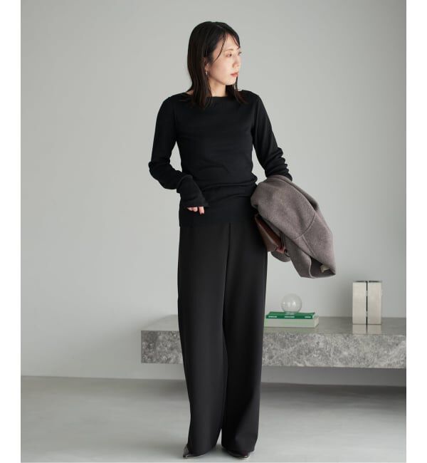 Plage「《一部カラーWEB限定追加》Bias Relax パンツ 8」|その他|