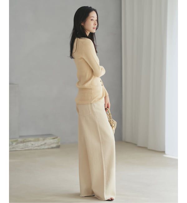 Plage「Ecru cotton パンツ」|デニム|