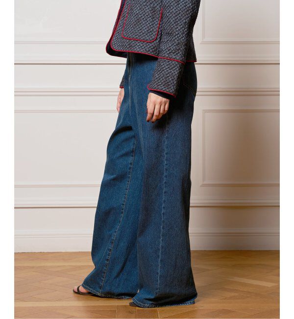 IENA LA BOUCLE「《追加》IENA LA BOUCLE ハイエストウエストデニムパンツ2」|デニム|