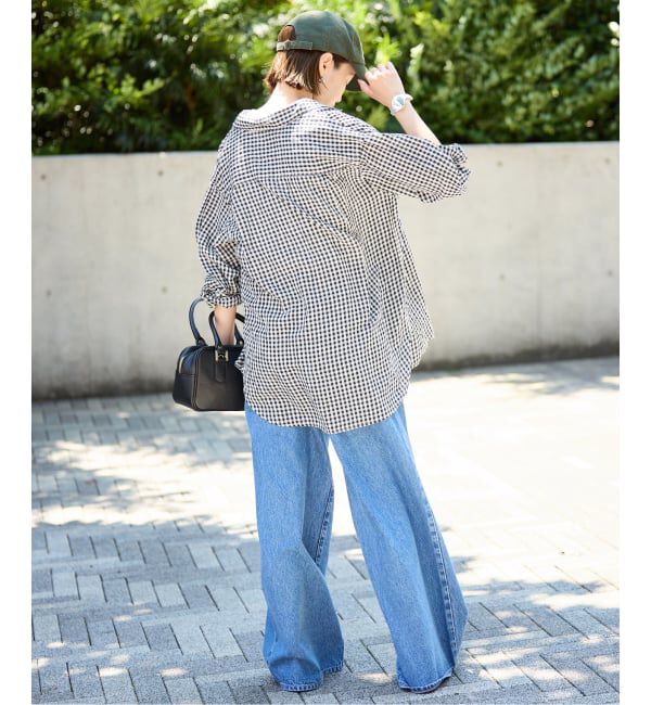 SLOBE IENA「リネンコットンレギュラーシャツ」|シャツ・ブラウス|