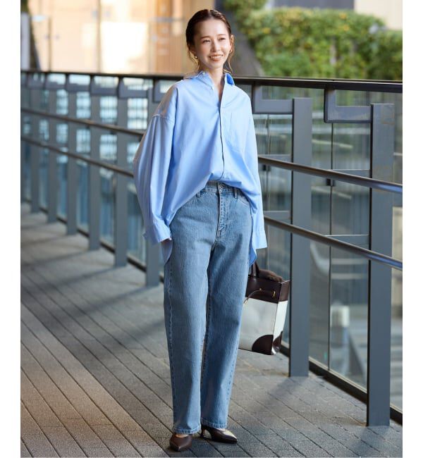 SLOBE IENA「《3サイズ展開/追加6》LE DENIM ストレートデニムパンツ」|デニム|