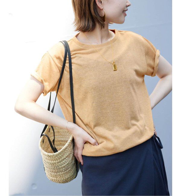 SLOBE IENA「《追加》スラブ5分袖TEE」|Tシャツ・カットソー|