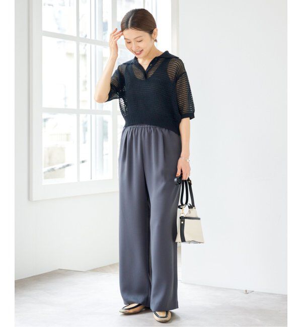 IENA「【EMILY WEEK &times; IENA】コットンシルク リブタンクトップ」|インナー|