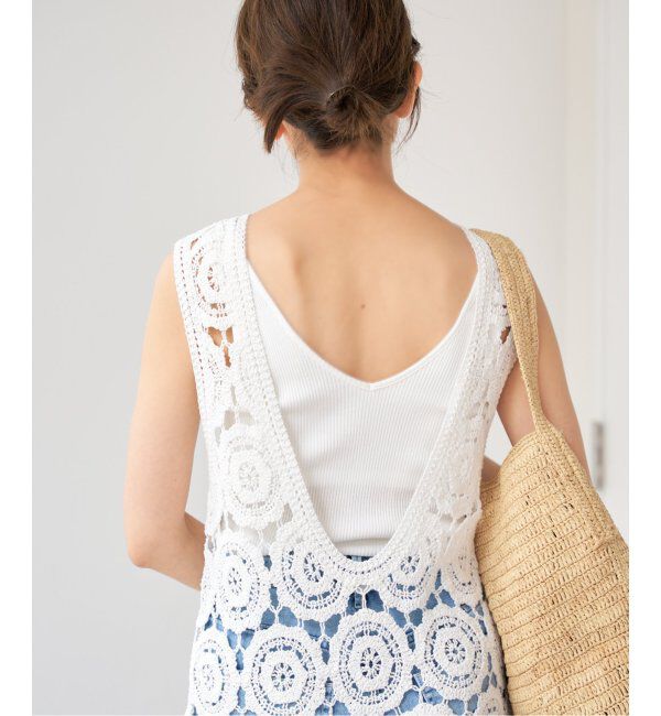 IENA「【EMILY WEEK &times; IENA】コットンシルク リブタンクトップ」|インナー|