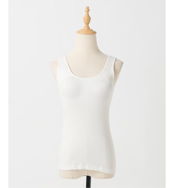 IENA「【EMILY WEEK &times; IENA】コットンシルク リブタンクトップ」|インナー|