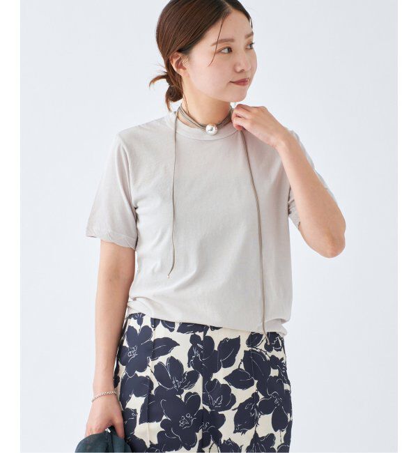 IENA「ATON/エイトン 別注 FRESCA SINGLE JERSEY Tシャツ」|Tシャツ・カットソー|