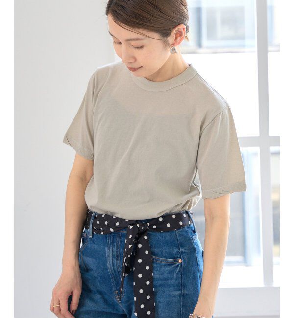 IENA「ATON/エイトン 別注 FRESCA SINGLE JERSEY Tシャツ」|Tシャツ・カットソー|