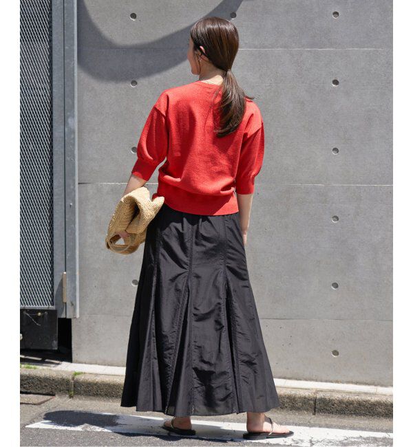 IENA「《追加》LEVITAクルーカーディガン」|カーディガン|