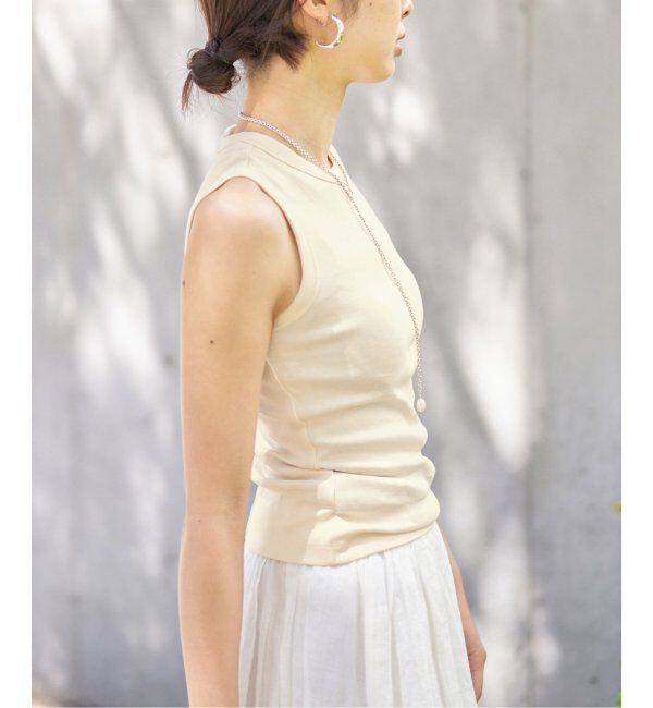 IENA「FLORE FLORE/フローレフローレ ESME TANK タンクトップ」|タンクトップ|