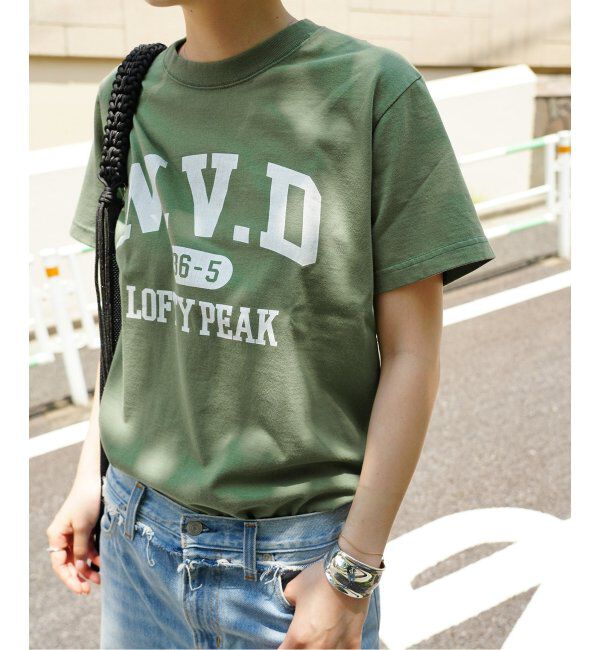 SLOBE IENA「GULF COAST/ガルフコースト SLOBE別注 グラフィックTEE2」|Tシャツ・カットソー|グリーン