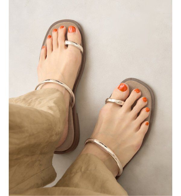 IENA「《追加》NICOLAS LAINAS/ニコラスライナス フラットサンダル」|サンダル|