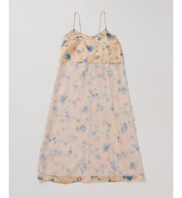 IENA LA BOUCLE「IENA LA BOUCLE ボタニカルプリントキャミソールドレス」|ワンピース|