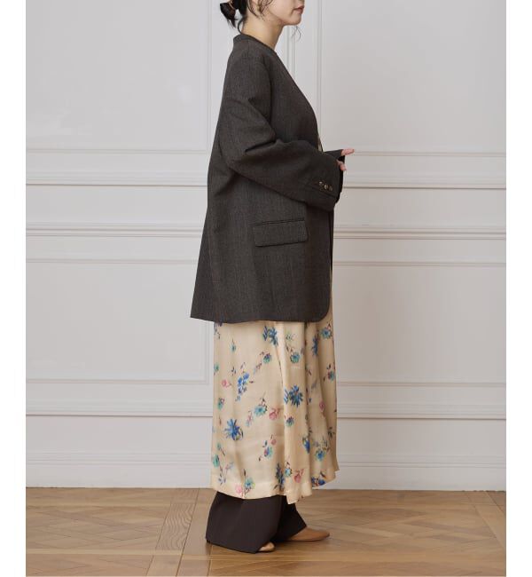 IENA LA BOUCLE「IENA LA BOUCLE ボタニカルプリントキャミソールドレス」|ワンピース|