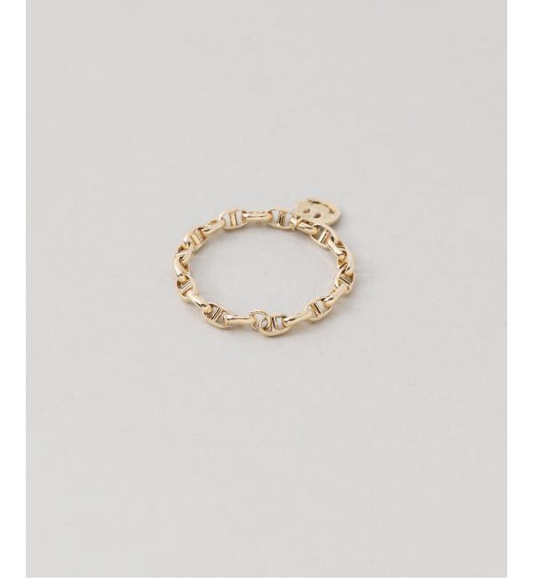 IENA「《WEB限定/追加》GIGI/ジジ 別注 SMILE CHAIN RING EX」|リング|