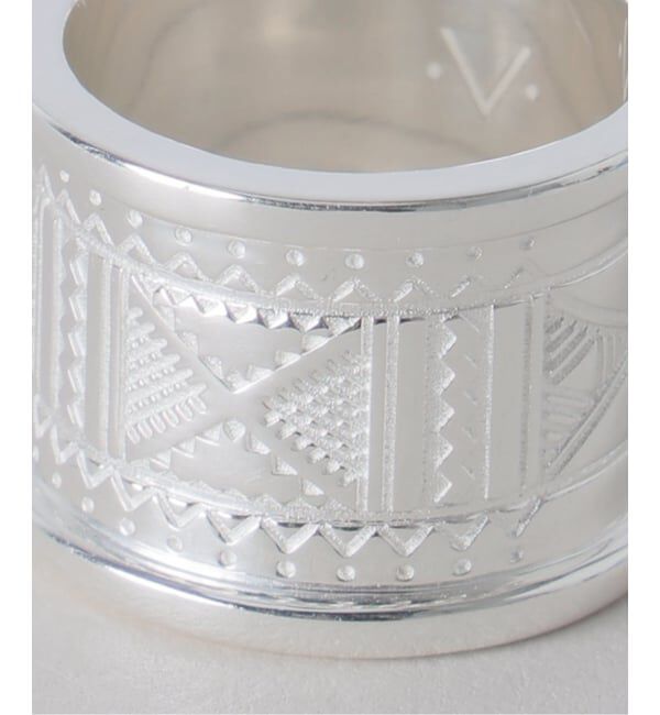 VERMEIL par iena「《WEB限定》ADRAR アドラル PATTERN BAND リング」|リング|