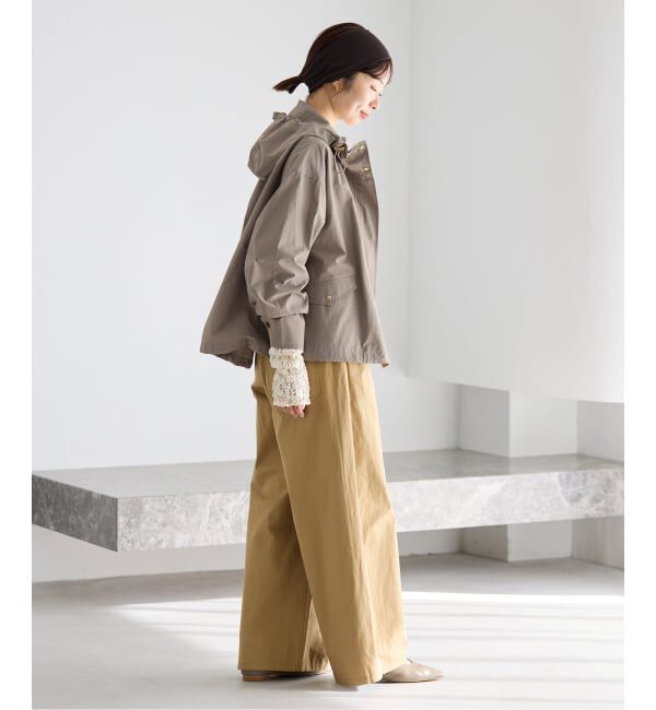 IENA「撥水フーディーブルゾン」|ブルゾン・スタジャン|