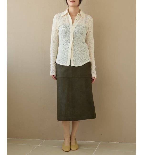 IENA LA BOUCLE「IENA LA BOUCLE カーリーラッセルシャツカットソー」|シャツ・ブラウス|