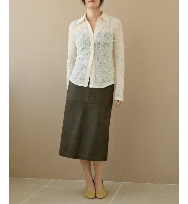 IENA LA BOUCLE「IENA LA BOUCLE カーリーラッセルシャツカットソー」|シャツ・ブラウス|