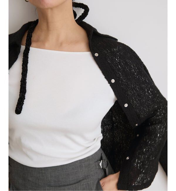 IENA LA BOUCLE「IENA LA BOUCLE カーリーラッセルシャツカットソー」|シャツ・ブラウス|