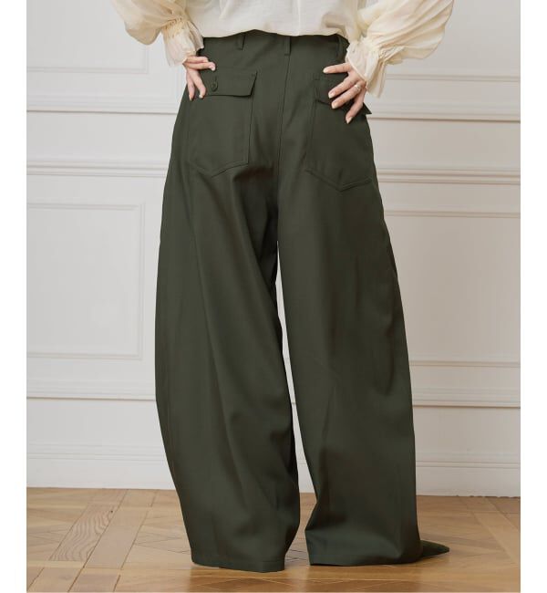 IENA LA BOUCLE「《追加》IENA LA BOUCLE ブライトギャバイージーバルーンパンツ」|その他|