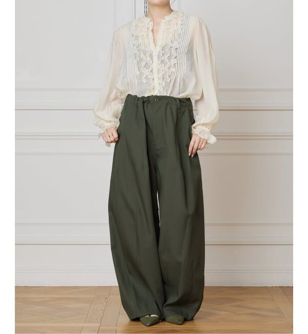 IENA LA BOUCLE「《追加》IENA LA BOUCLE ブライトギャバイージーバルーンパンツ」|その他|