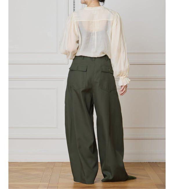 IENA LA BOUCLE「《追加》IENA LA BOUCLE ブライトギャバイージーバルーンパンツ」|その他|