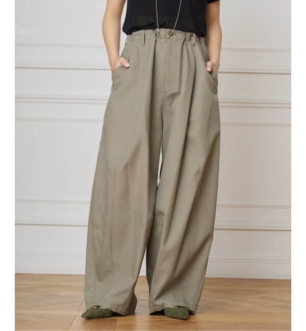 IENA LA BOUCLE「《追加》IENA LA BOUCLE ブライトギャバイージーバルーンパンツ」|その他|