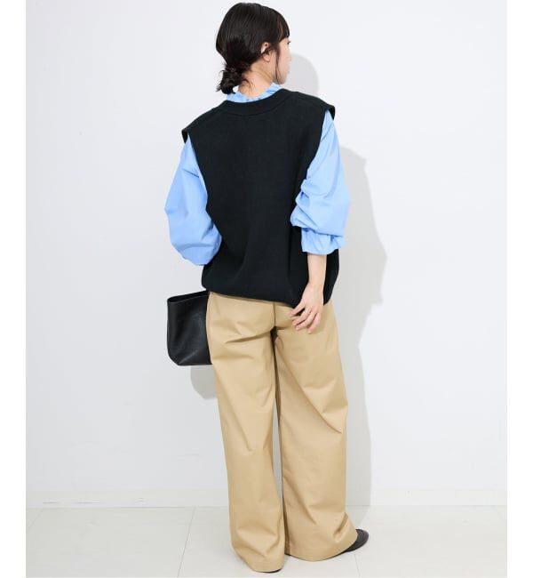 SLOBE IENA「《WEB限定/追加2》パールニットベスト」|ベスト・ジレ|