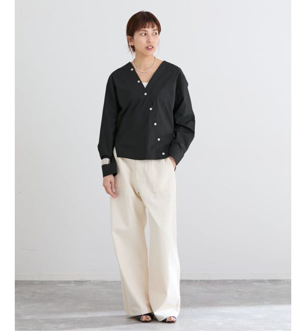 IENA「デニムベイカーパンツ」|デニム|