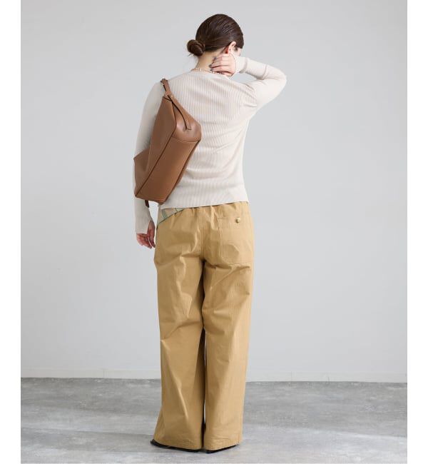 IENA「《新色/追加》ECO SPLASH リブVネックカーディガン」|カーディガン|