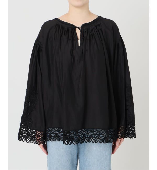IENA「《予約》カットワークレースブラウス」|シャツ・ブラウス|