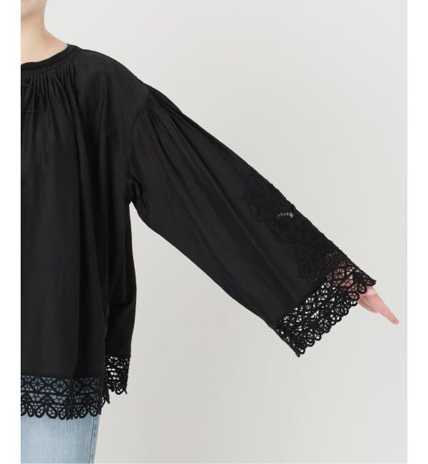 IENA「《予約》カットワークレースブラウス」|シャツ・ブラウス|