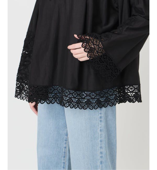 IENA「《予約》カットワークレースブラウス」|シャツ・ブラウス|