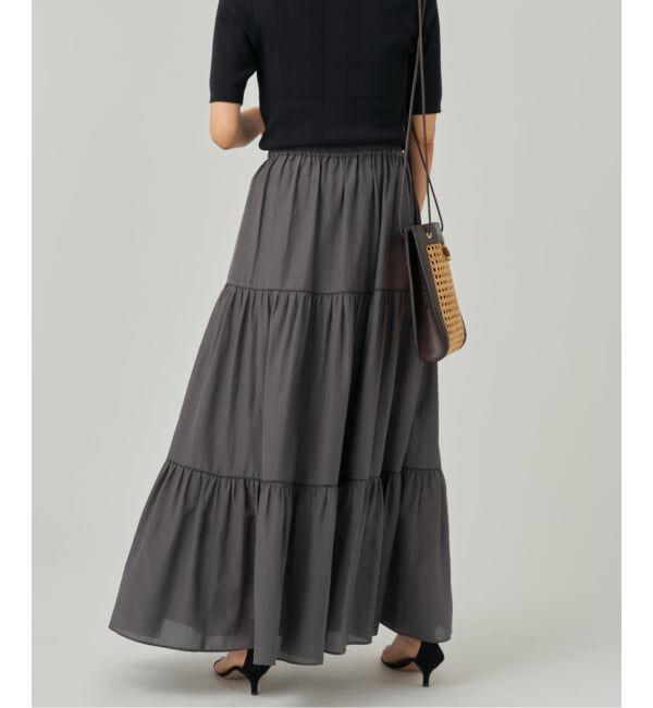 VERMEIL par iena「《予約》Airy ティアードスカート」|スカート|